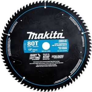 Makita A-94801 12-Inch 80 Tooth Ultra Coated Mitersaw Blade