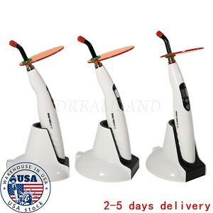 3*Dental LED Curing Light Lamp 1400mw LED-B Cordless Composite Resin T4
