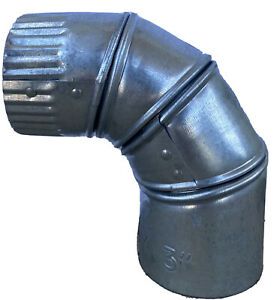 90 Degree Elbow 3” - 30 GA - Cody Company #1253
