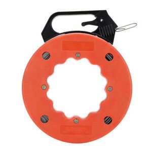 98 Feet Electrical Fishing Tape Reel, Pull Communication Wire Cable Line