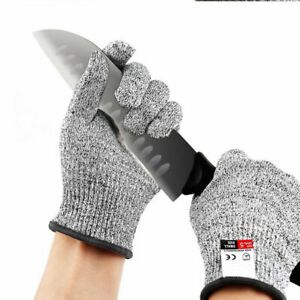 Cut Resistant Gloves Anti-Cutting Food Grade Level 5 Kitchen Butc f80E
