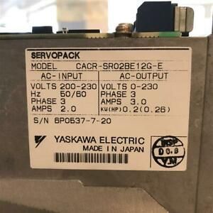 Yaskawa SERVOPACK CACR-SR02BE12G-E