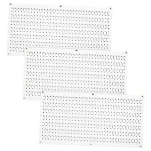 Pegboard Value Pack - (3) Pack of  16-Inch Tall x 32-Inch Wide White Pegboard