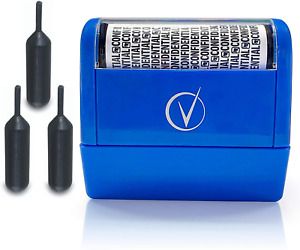Identity Protection Roller Stamps Extra Wide Kit, Including 3-Pack Refills - 202