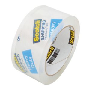 Scotch Heavy Duty Shipping Tape 3M 8-PACK 1 8/9 in x 1,573 1/5 in FREE SHIPPING