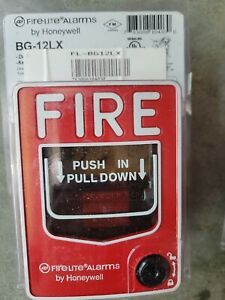 Honeywell Fire-Lite BG-12LX Dual Action Addressable Pull Station, Key Lock
