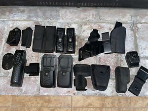 Lot of Security / Police Duty Gear - Safari Land - Bianchi - Basket Weeve Nylon