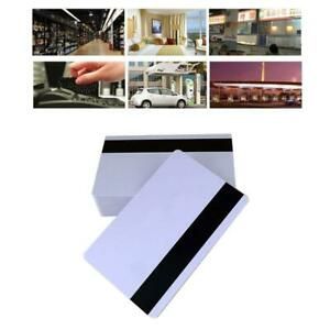 10pcs PVC PLASTIC BLANK WHITE CREDIT CARD 30 MIL With Loco G3F4 M8I7 J5R7