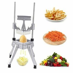 Commercial Vegetable Dicer Stainless Steel Quick Slicer 1/4&#034;+3/8&#034; Blade