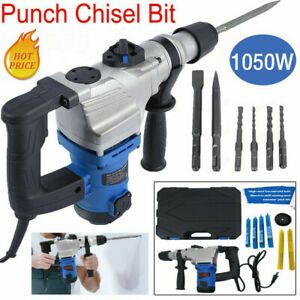 3000RPM Electric Demolition Jack Hammer Concrete Breaker Punch Chisel Bit Tools