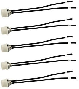 5 Pack of Rotary Stye On/Off Canopy Switches, 3/1 amps at 125/250,  6&#034; Wires
