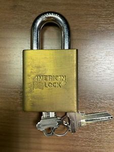 AMERICAN LOCK Series A3700S Padlock...Needs to be keyed!