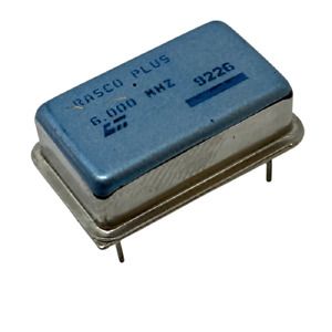 6.000Mhz 6Mhz Crystal Oscillator RASCO PLUS
