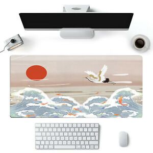 Classical Retro Chinese Style 90x40cm Large Mouse Pad Keyboard Mat A