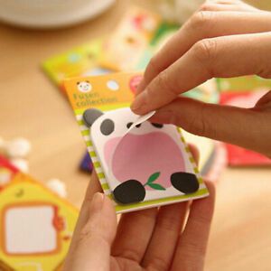 Sticky Notes Korean Style Stationery Cute Happy Zoo Notes Pad Creat R5D7