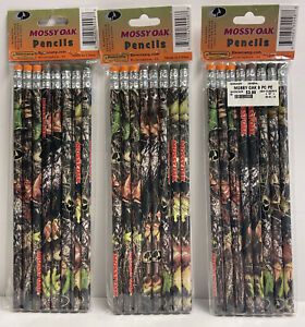 3 Packs Mossy Oak Camo Pencil Combo - Sets of 8, School Supplies, Hunting