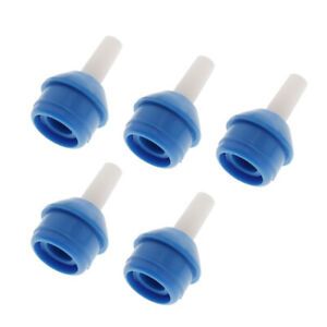 5x ABS Desoldering Pump Welding Solder Sucker Tip Replacement Parts Blue