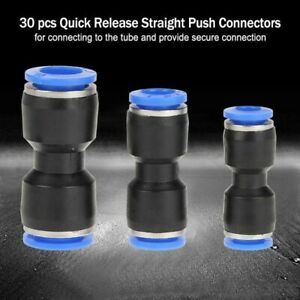 NYLON PNEUMATIC STRAIGHT HOSE TUBE INLINE PUSH FIT CONNECTOR AIR LINE AIRLINE
