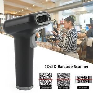 High Speed USB Wired Barcode Scanner M4 1D+2D Code Reader Gun for Supermarket CL