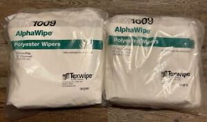 150 (75x2) - TX1009 TEXWIPE AlphaWipe 9&#034; x 9&#034; Polyester Cleanroom Wiper
