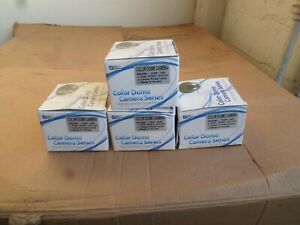 LOT OF 4 CDR-400 COLOR NTSC DOME CAMERAS