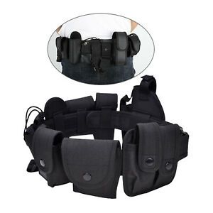 Security Guard Modular Enforcement Equipment Duty Utility Belt Band Holster