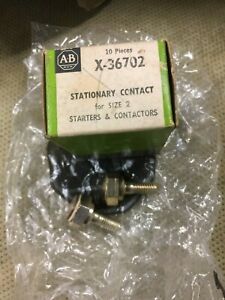 Allen Bradley X-36702 Stationary Contact NEMA Size 2   2 PC LOT NEW