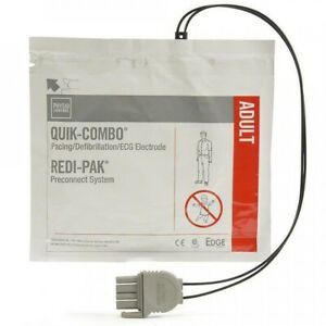 MEDTRONIC Quik-Combo Defibrillation Electrode, Adult, EA/1, 11996-000017