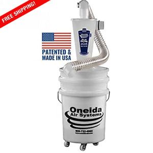 Molded Deluxe Dust Deputy Kit With Two 5-Gallon Plastic Buckets, Wet Or Dry