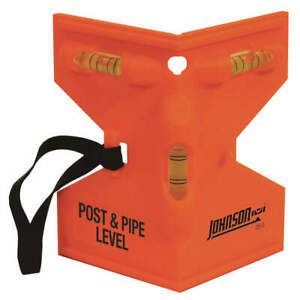 JOHNSON LEVEL &amp; TOOL 175-O Post Level,Standard,3&#034; L,5.50&#034; W,7.75&#034; H