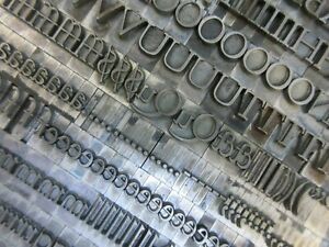 Letterpress Lead Type 36 Pt. Cloister Lightface - ATF # 486    G31