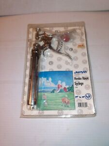 Henke Roux 50 cc Revolving Glass Barrel Syringe.
