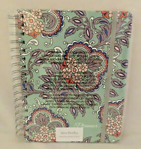 Vera Bradley Non-Dated 12 Month Planner Fan Flowers To Do List Back to School