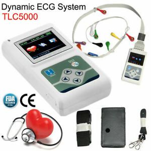 12 Channel ECG Holter ECG 24 Hours Holter EKG Monitor Software TLC5000 CONTEC