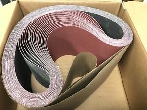 3M Cubitron II 784F Film-Lok 6&#034; x 48&#034; Cloth Sanding Belts Box of 20