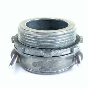 Bridgeport Fittings Regal 6247 2-Inch Steel Aluminum Cable Connector