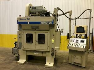 30 TON MINSTER MODEL #PULSAR30 HIGH SPEED DOUBLE CRANK PRESS: STOCK 15221