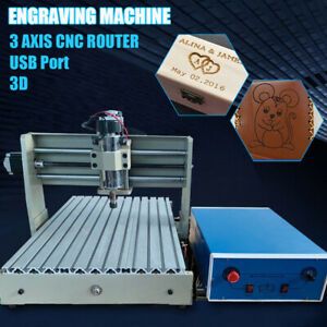 400W USB 3Axis CNC 3040 Router Engraving Woodworking Carving Milling Machine USA