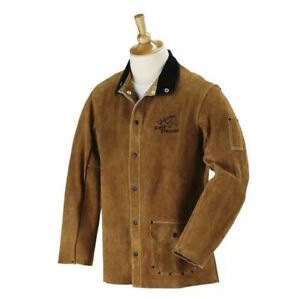 Black Stallion Split Cowhide XXL Welding Jacket Genuine Cowhide- Used