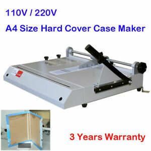 USA Pro A4 Size Hard Cover Case Maker Portable Hardback Hardbound Making Machine