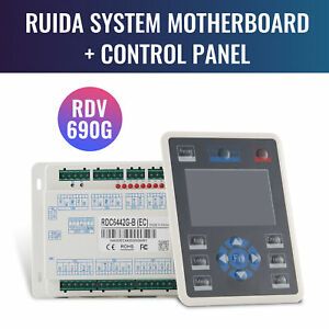 Ruida RDC6442G-B Replacement Mainboard &amp; Control Panel Kit for Laser Engravers