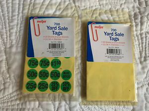 Yard Sale Tags