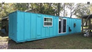 tiny house made from shipping container 40x8x8