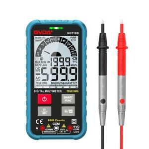 Digital Multimeter 600V Ture RMS AC DC NCV Diode Ohm Capacitance Hz Voltage Test