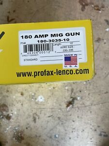 Profax 180-3035-10 Mig Gun Welding Torch 10FT 180 Amp .030-.035 Wire