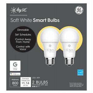 LED C-Sleep Smart Bulb, Soft White Frost, 800 Lumens, 11-Watts, 2-Pk. -93096312