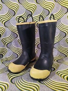New Ranger Firewalker Fire Fighter Boots Mens Sz 11.5 Mfgd 10/2005 Steel toe