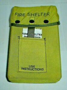 New FSS Fire Shelter w/ Belt Clips Emergency Fire Protection Firefighter Button