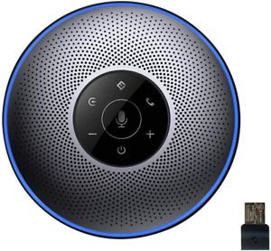 Bluetooth Speakerphone - eMeet M2 Gray Conference Speakerphone for 5-8 People