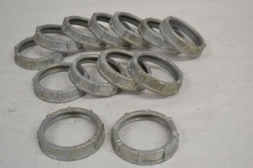Lot 13 new thomas&amp;betts 129 bushing for standard rigid conduit 3in iron d204263 for sale